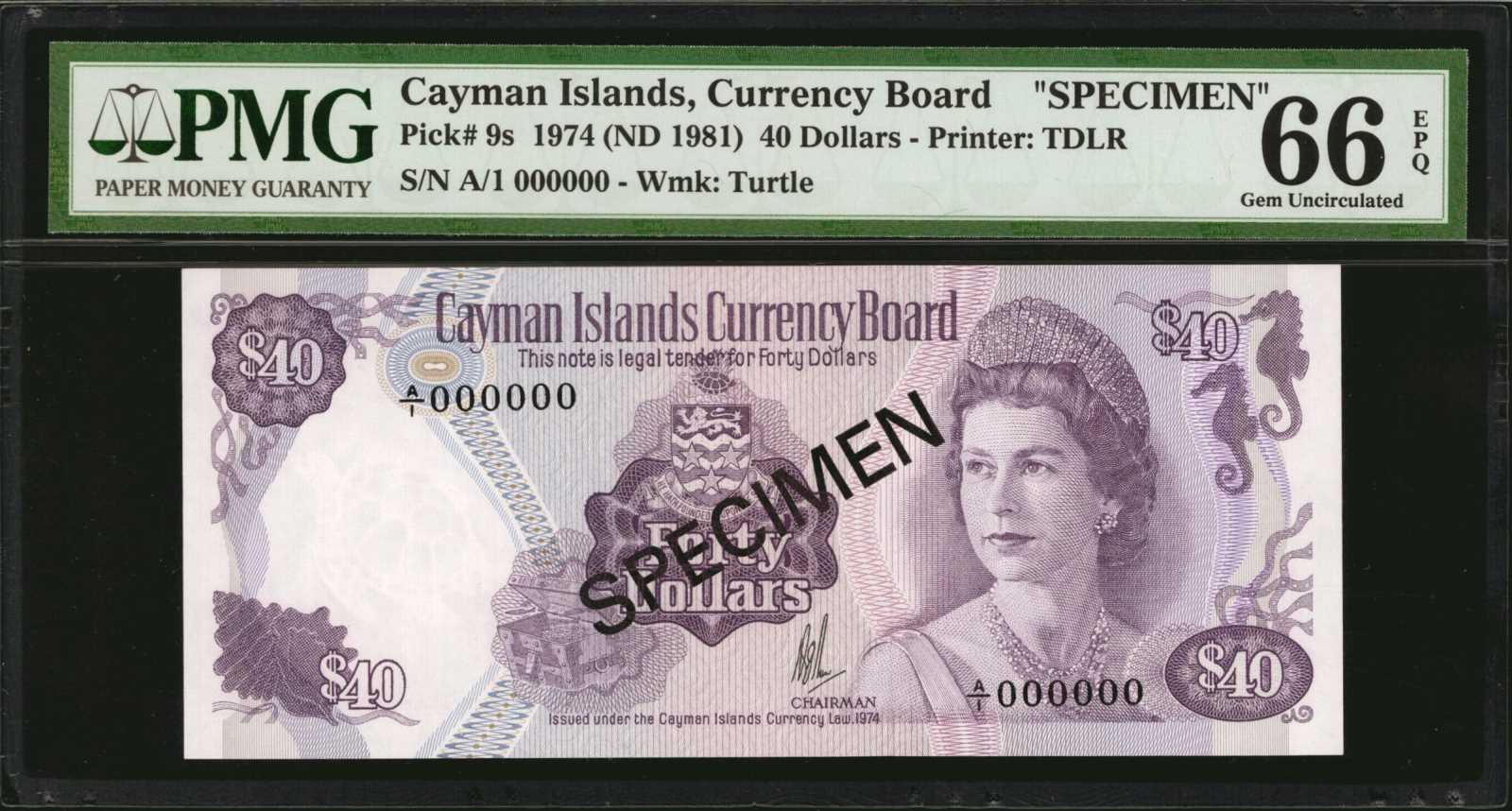 image for: Cayman Islands  10 dollars (B107as1)