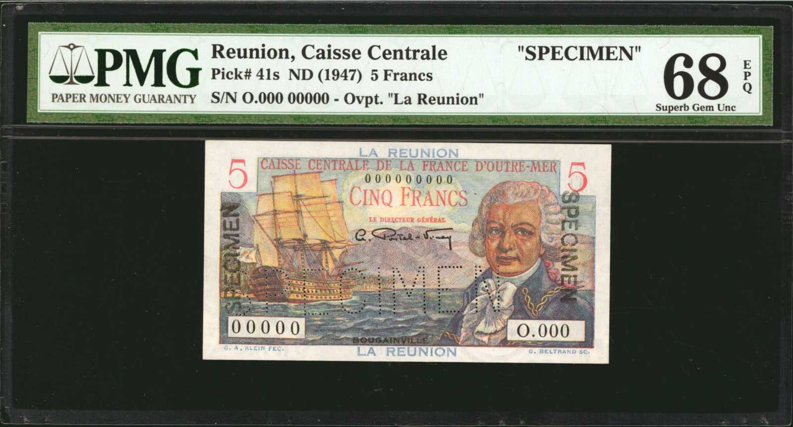 image for: Reunion  5 francs(B404as1)