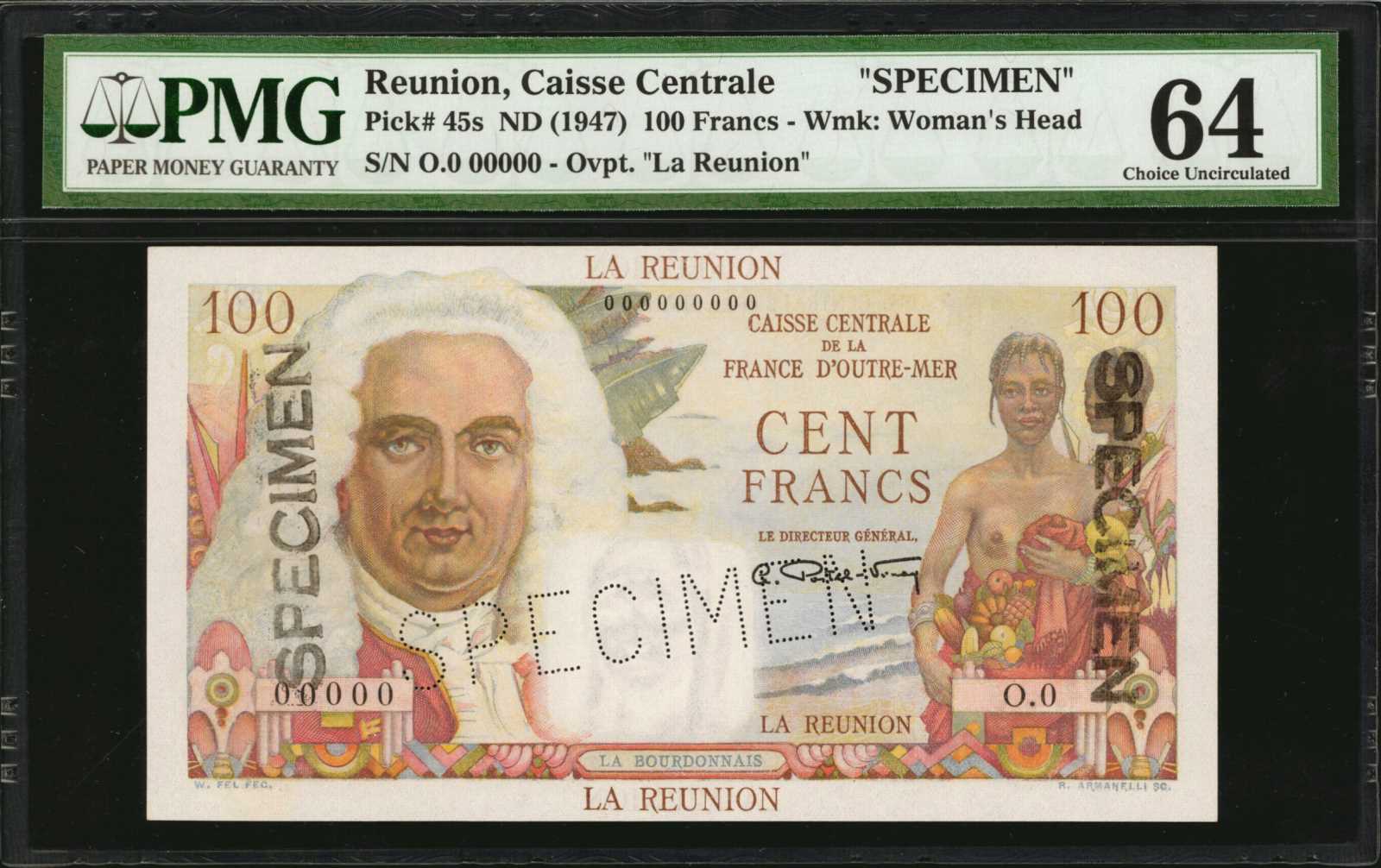 image for: Reunion  20 francs(B406as1)