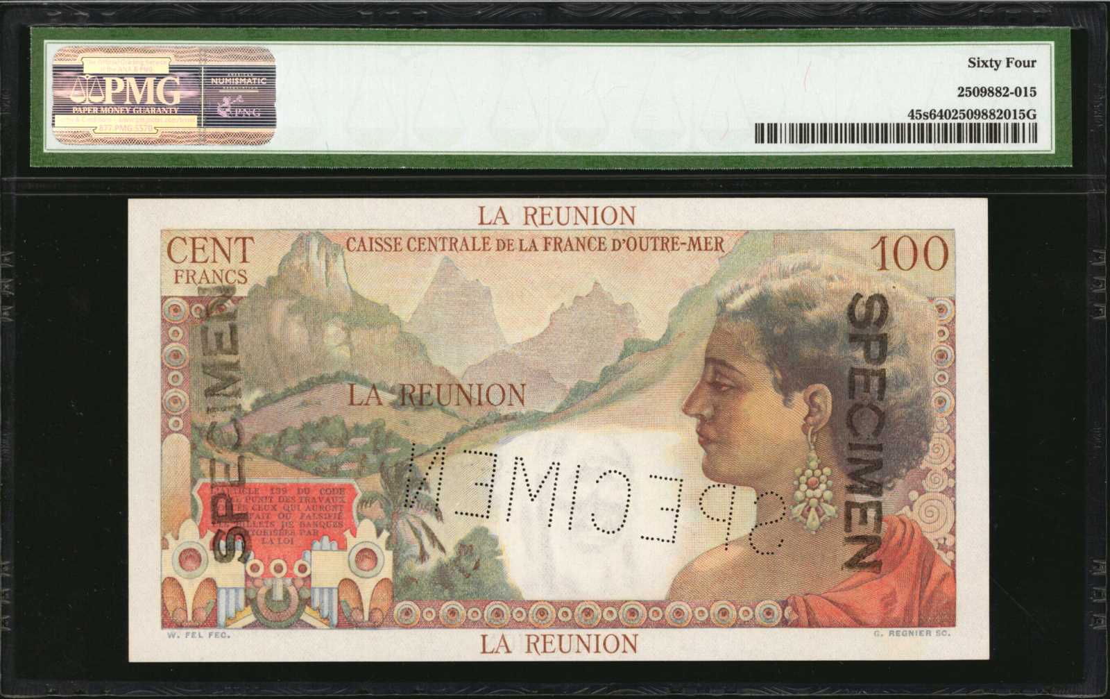 image for: Reunion  5 francs(B404as1)