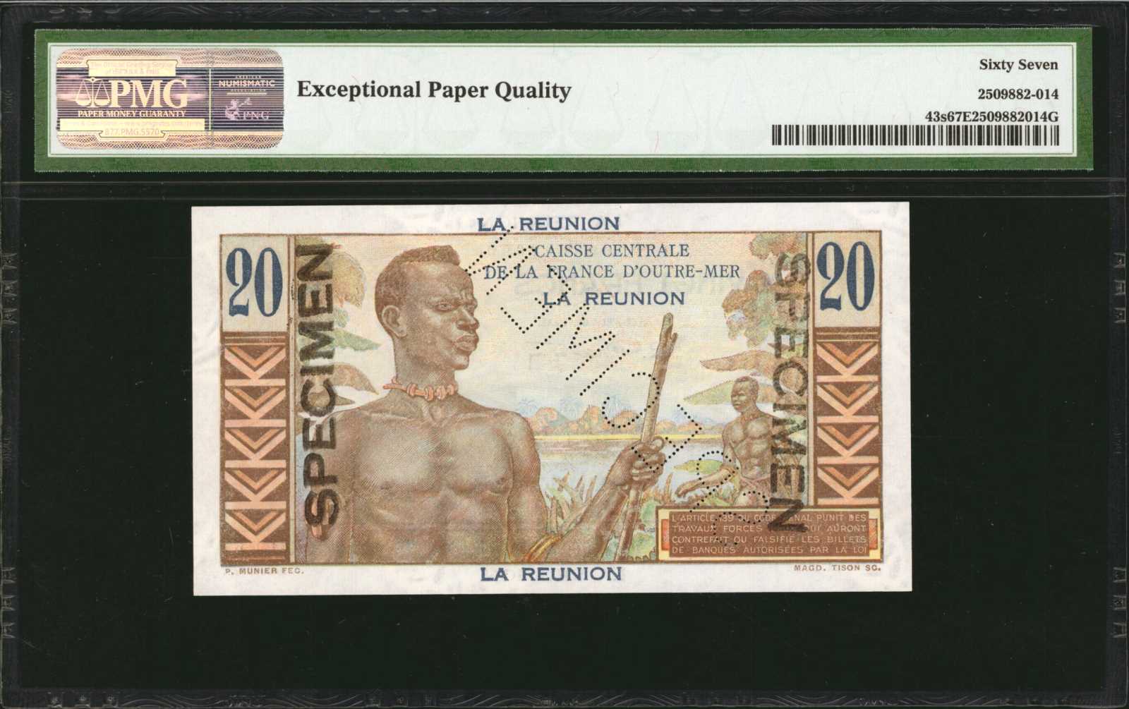 image for: Reunion  5 francs(B404as1)