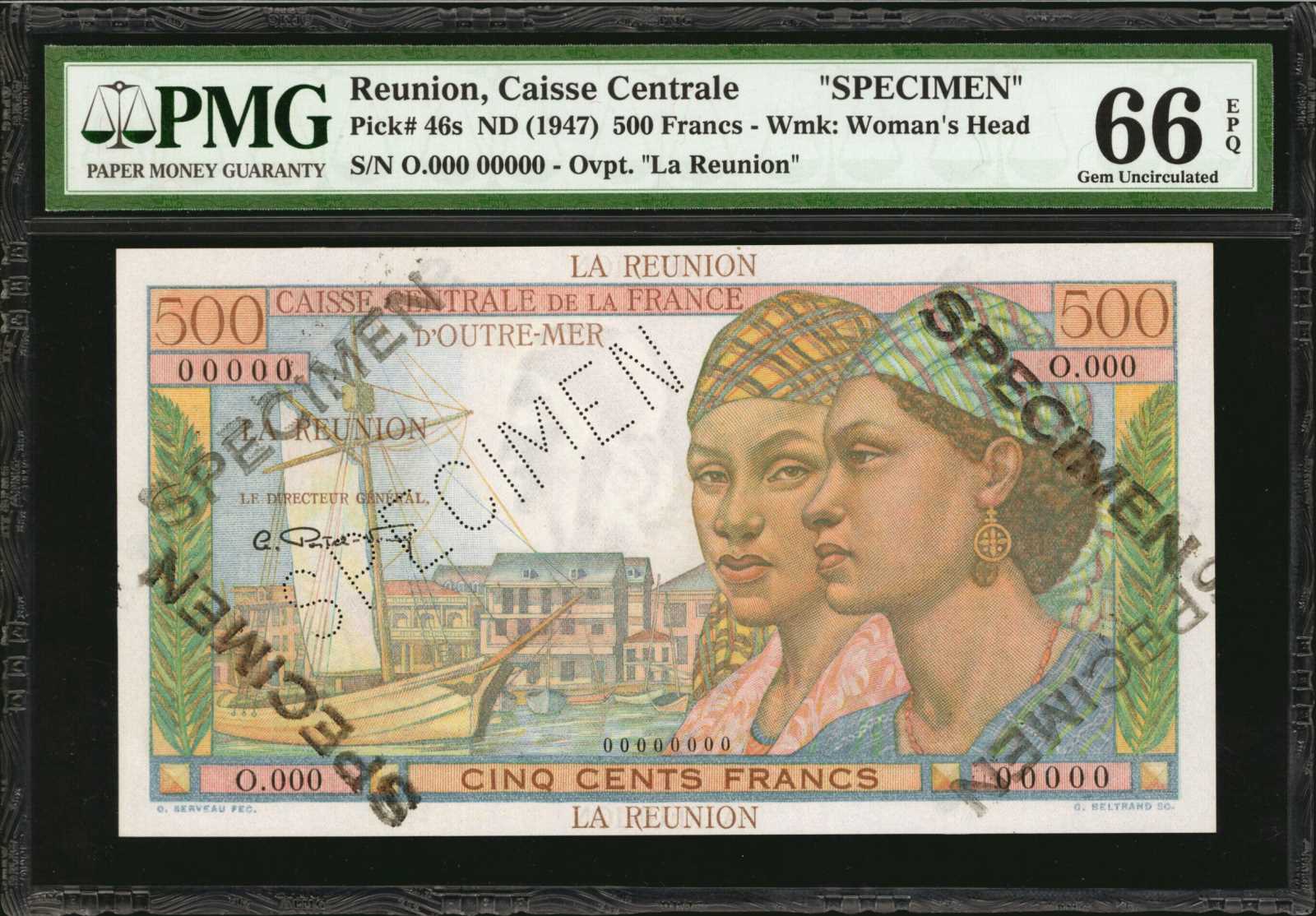 image for: Reunion  100 francs(B408as2)