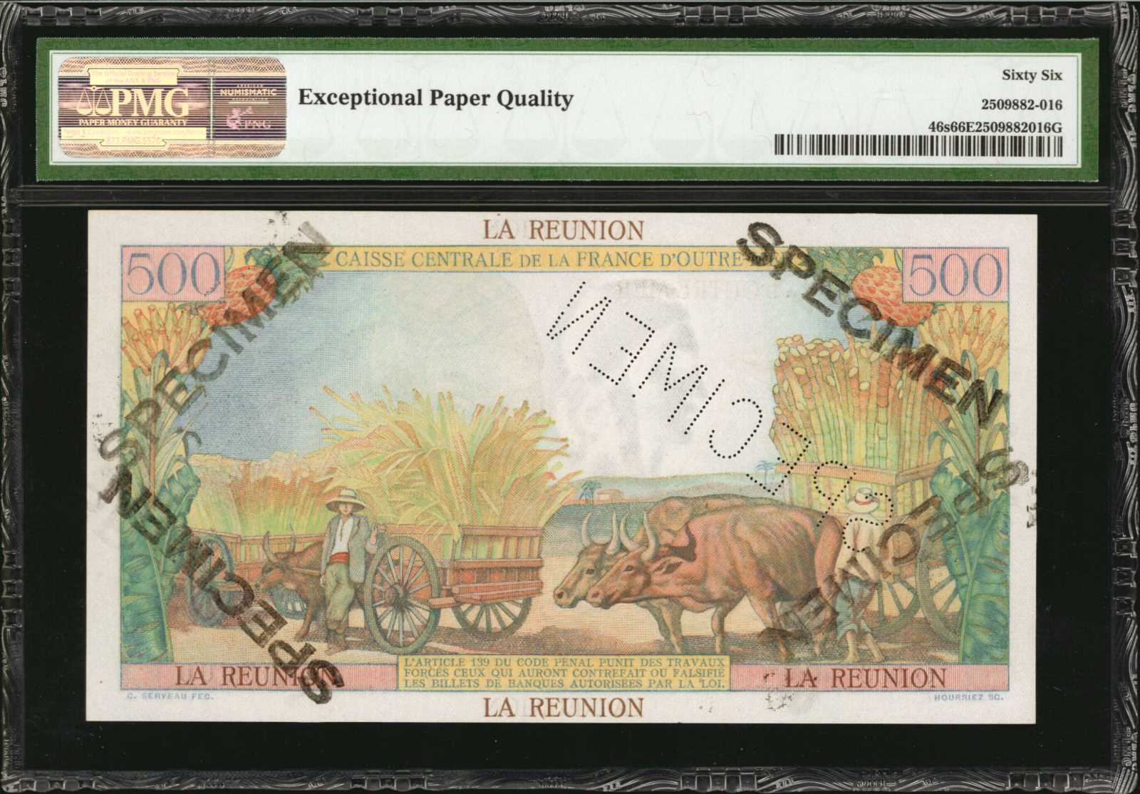 image for: Reunion  5 francs(B404as1)