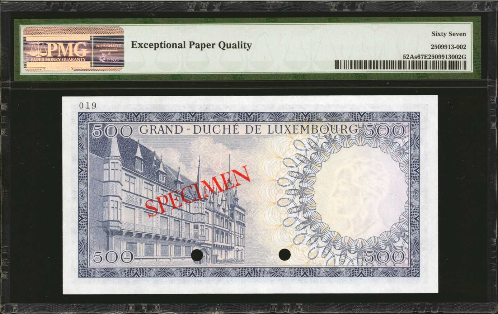 image for: Luxembourg  1,000 francs(B337ap1)