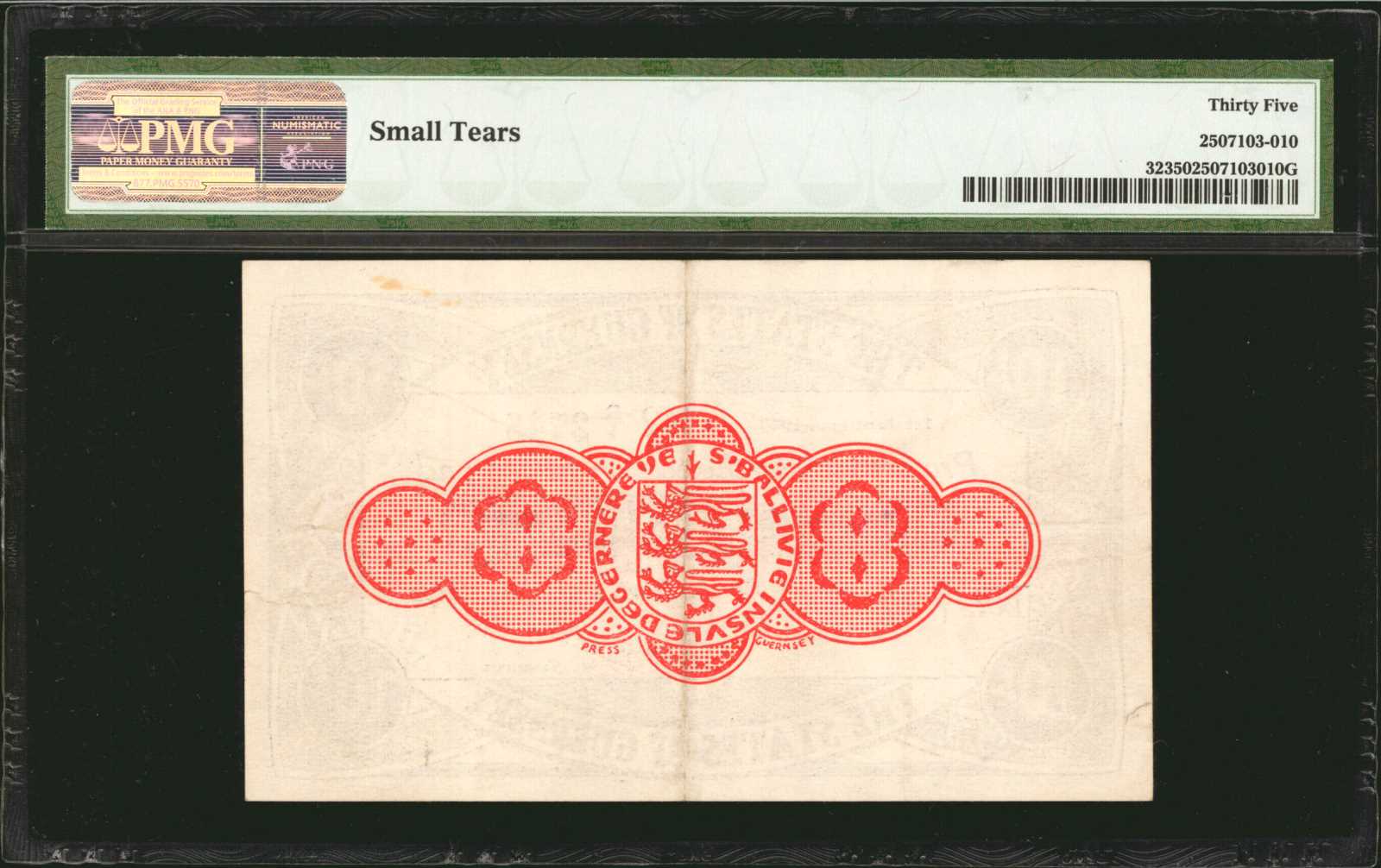 image for: Guernsey  10 shillings(B143a)