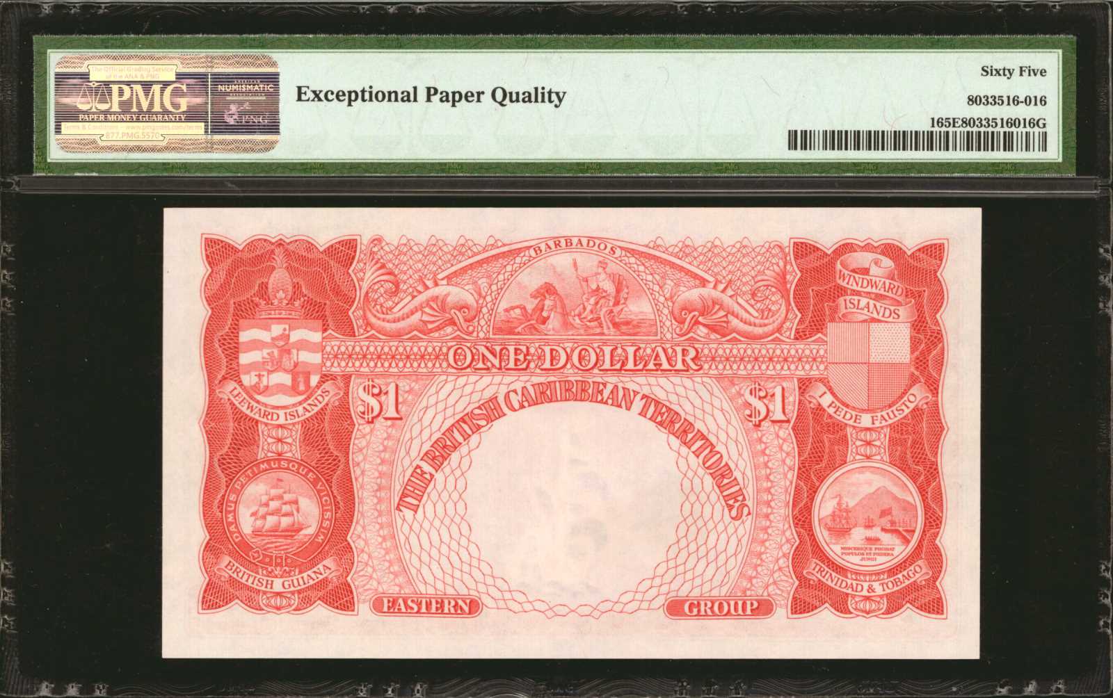 image for: British Caribbean Territories  1 dollar(B101as)