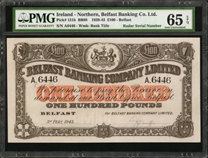 image for: Northern Ireland 100 pounds (B206d)