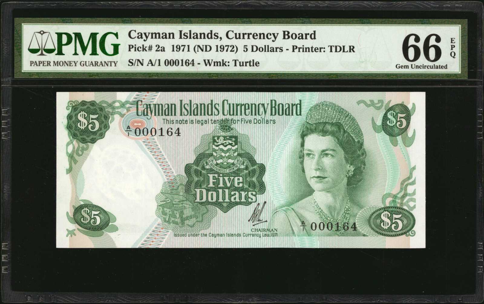 image for: Cayman Islands  25 dollars (B104as2)