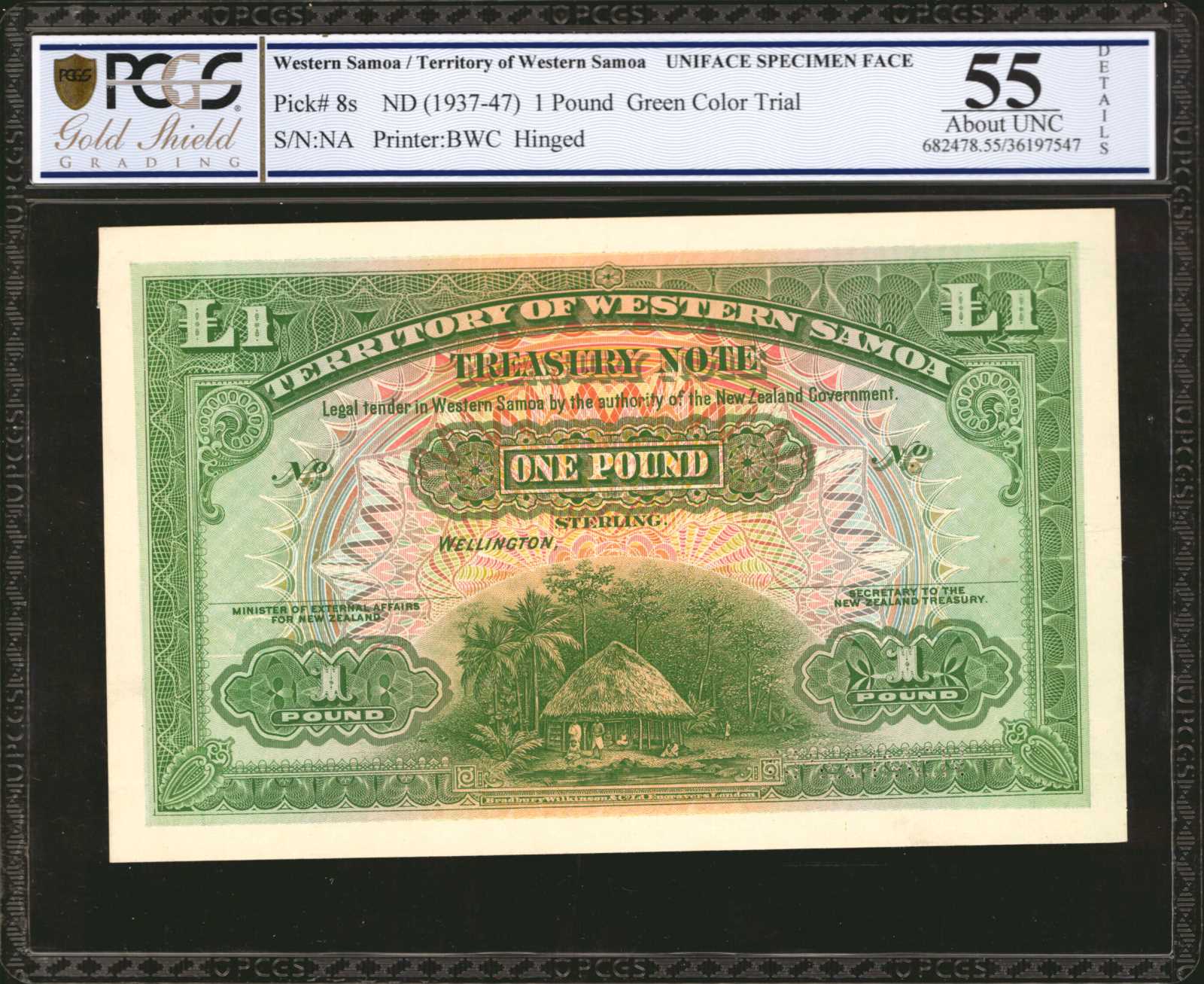 image for: Western Samoa  1 pound(B202a)
