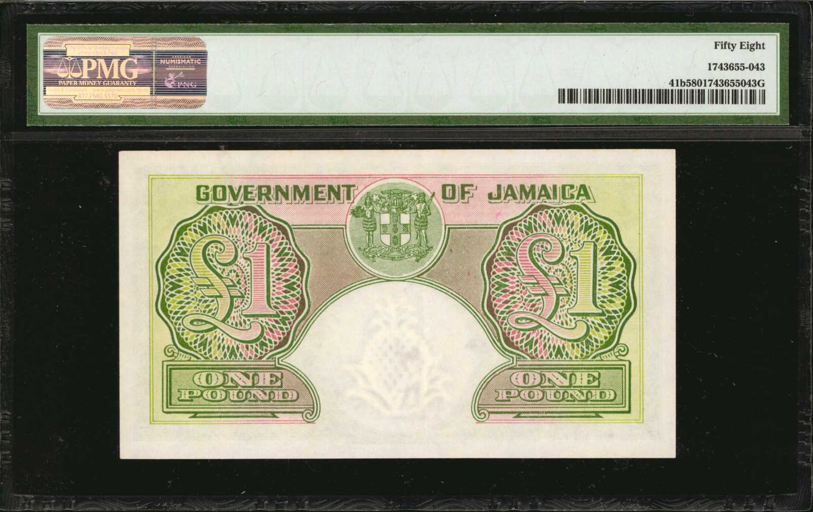 image for: Jamaica  1 pound (B110h)