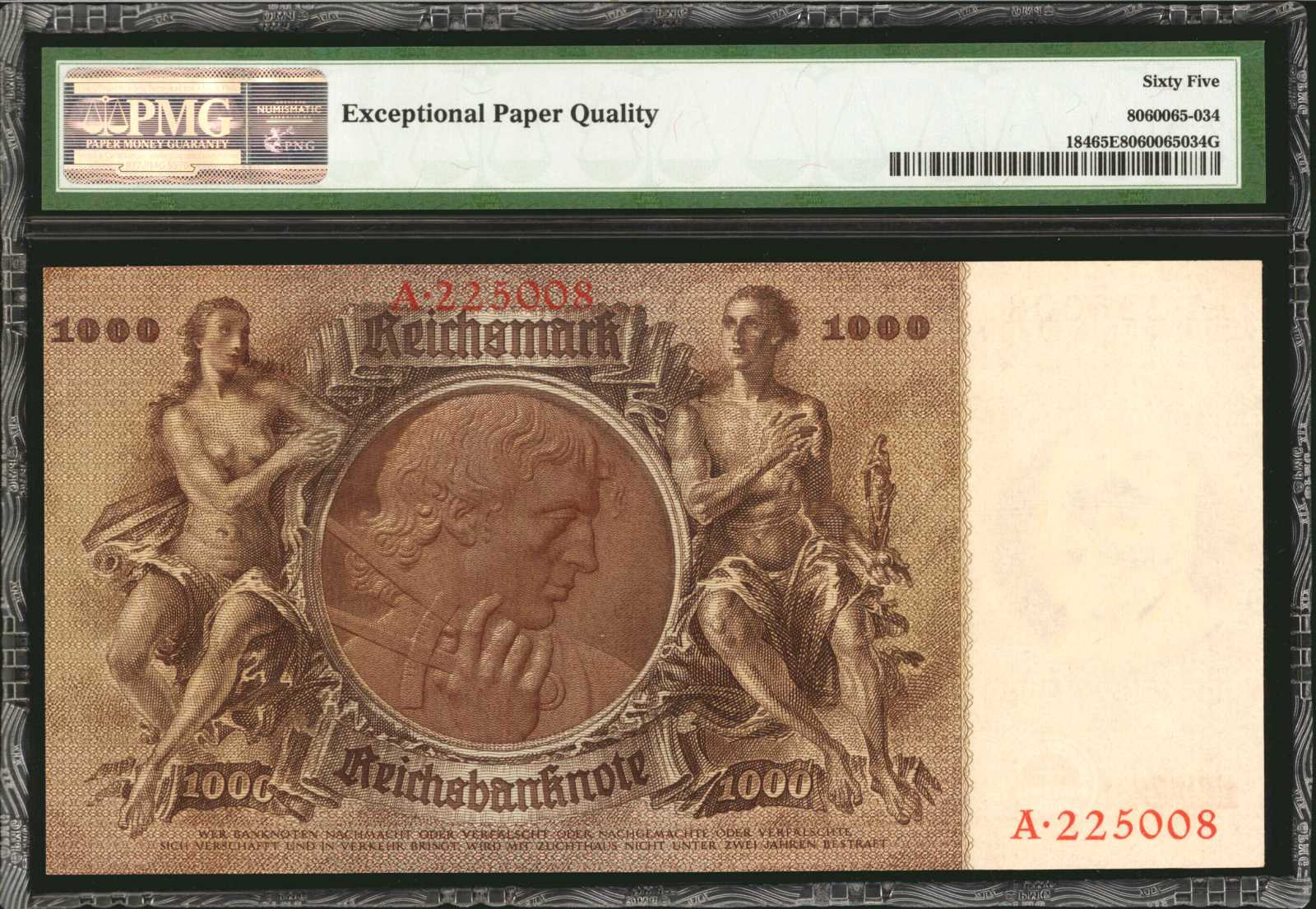 image for: Germany  1,000 reichsmark (B322a)