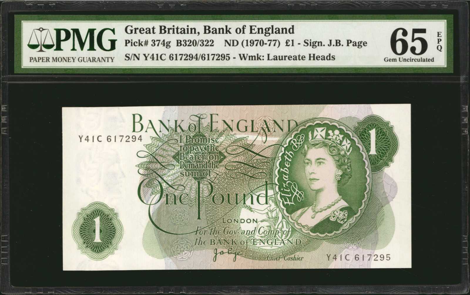 image for: United Kingdom  1 pound (B180f)