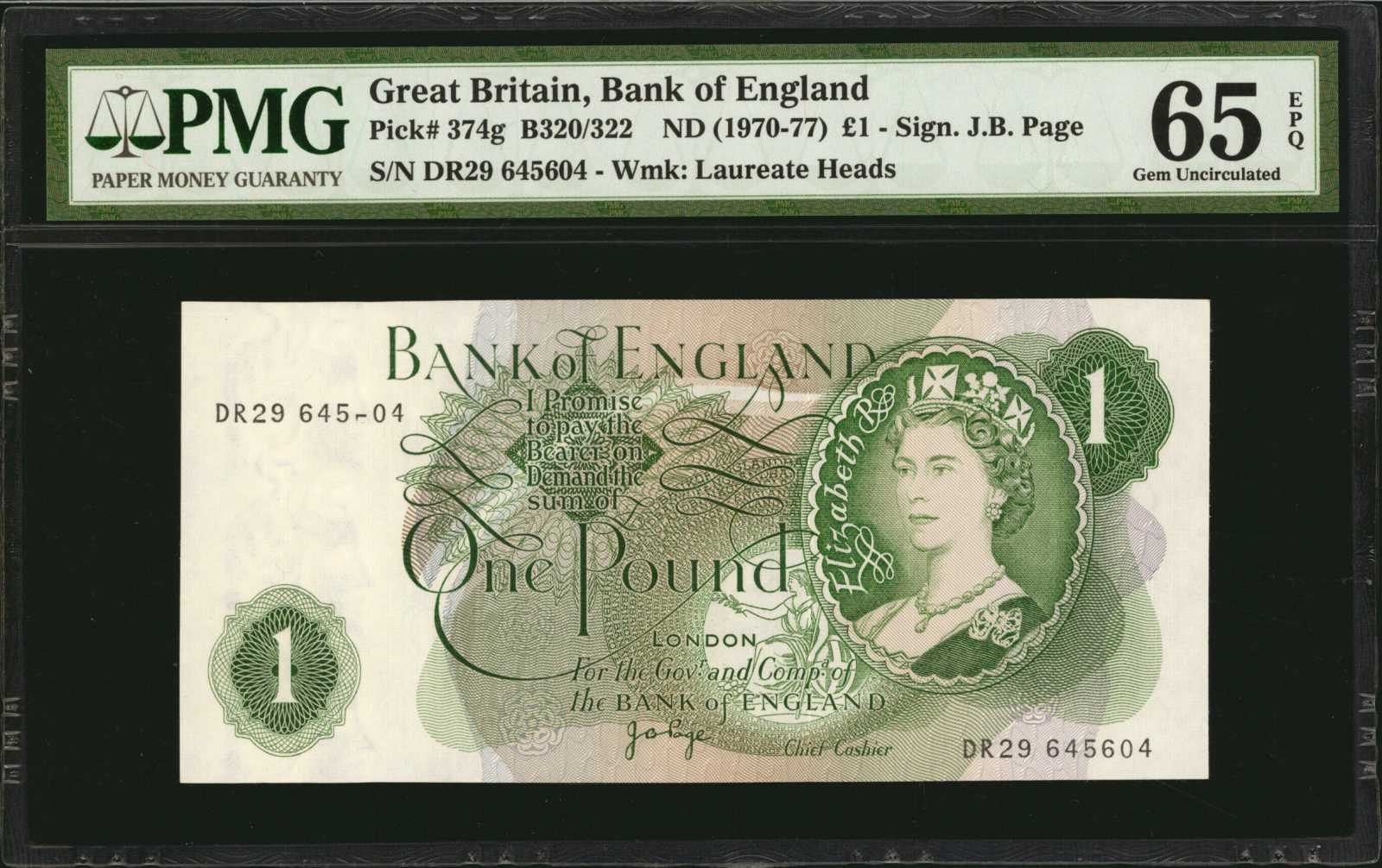 image for: United Kingdom  1 pound (B180as)