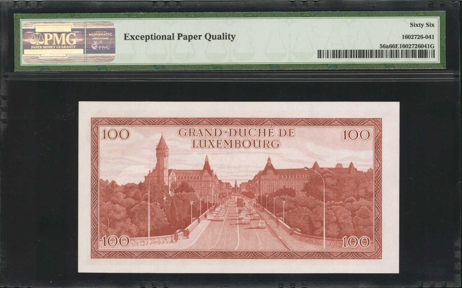 image for: Luxembourg  100 francs (B341at)