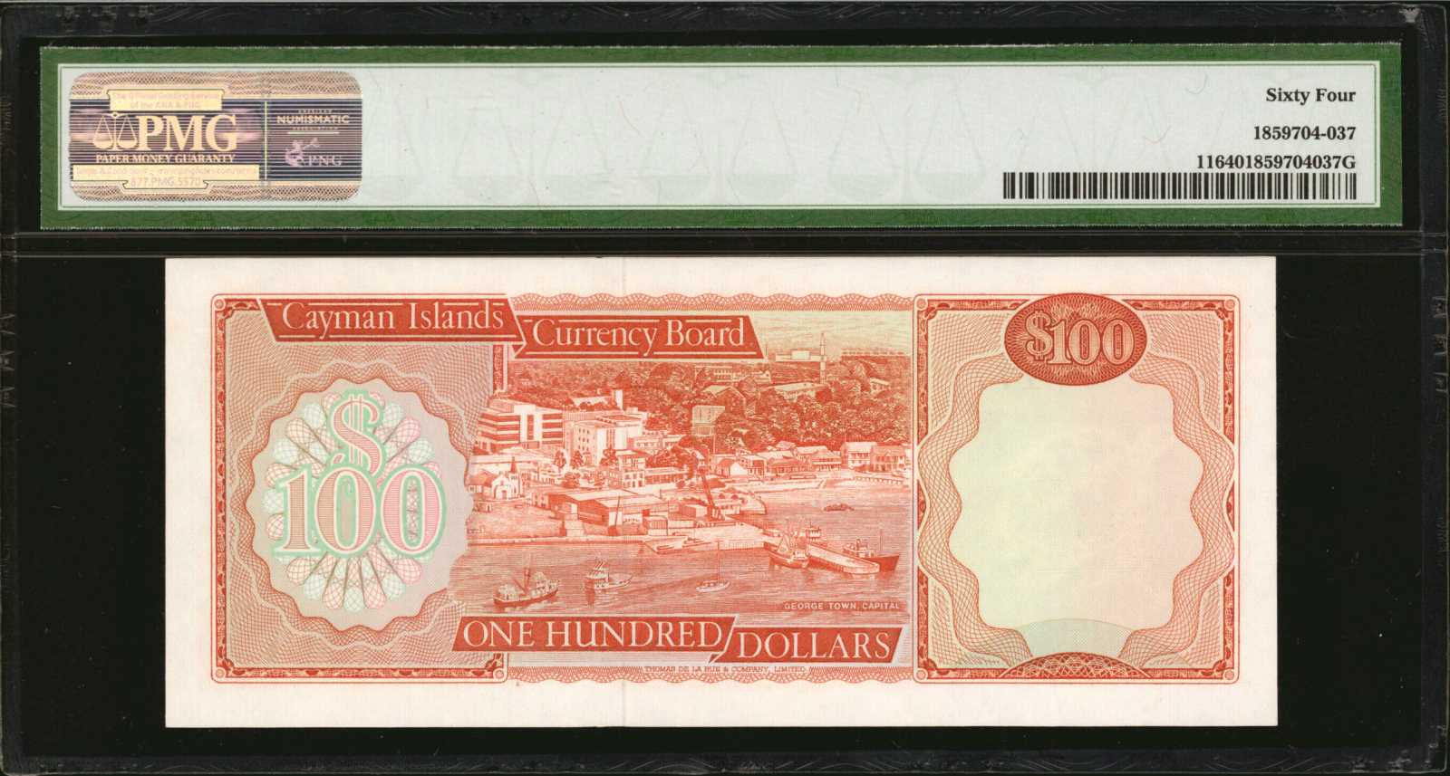 image for: Cayman Islands  100 dollars (B111a)