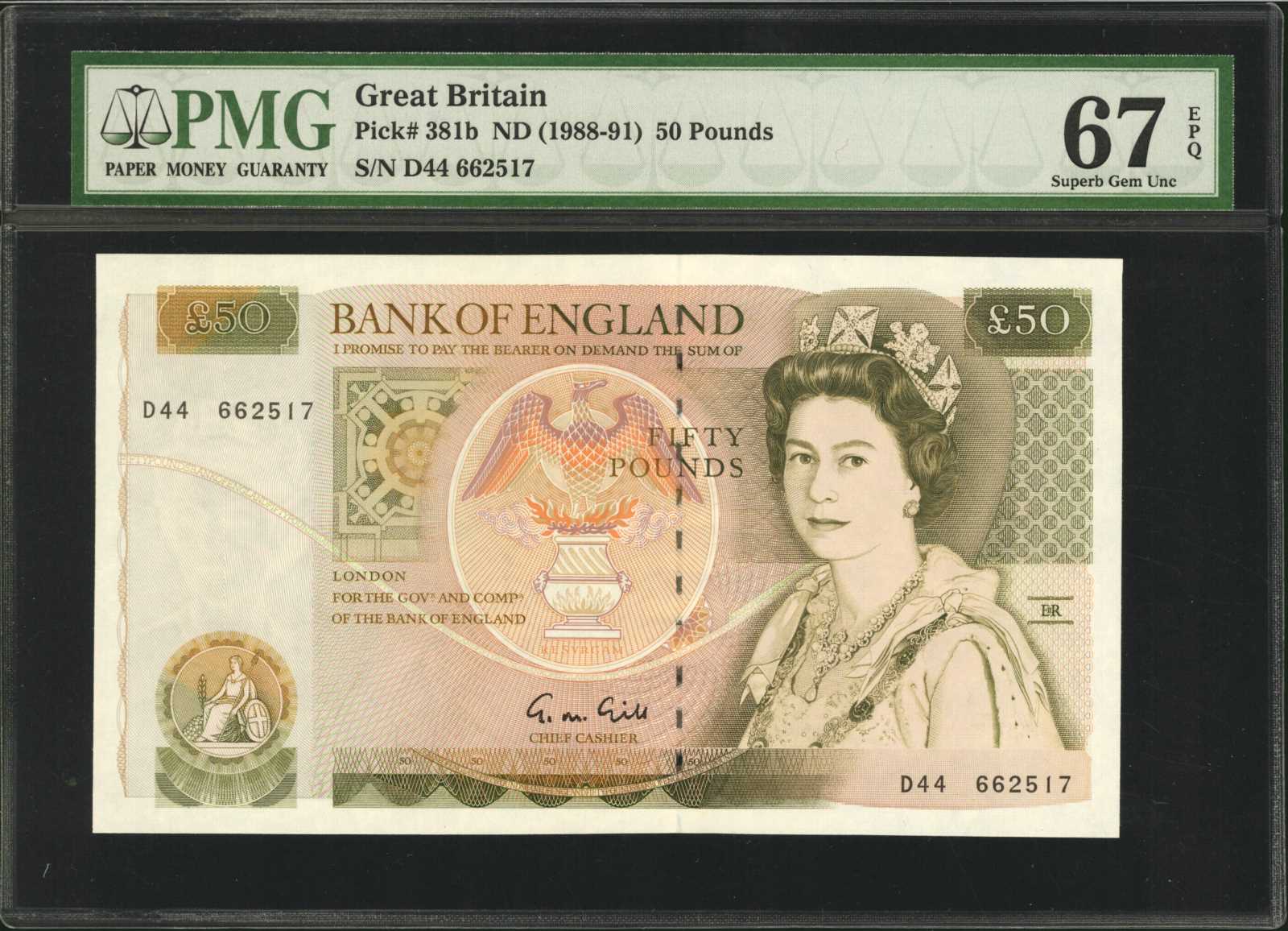 image for: United Kingdom  50 pounds (B190b)