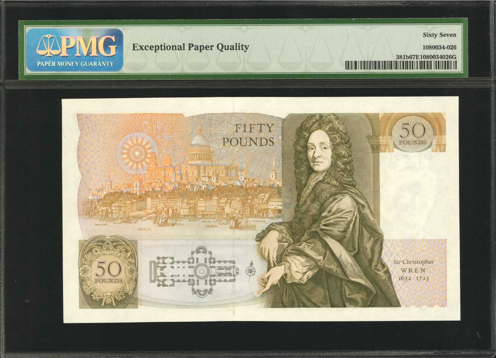 image for: United Kingdom  50 pounds (B190b)