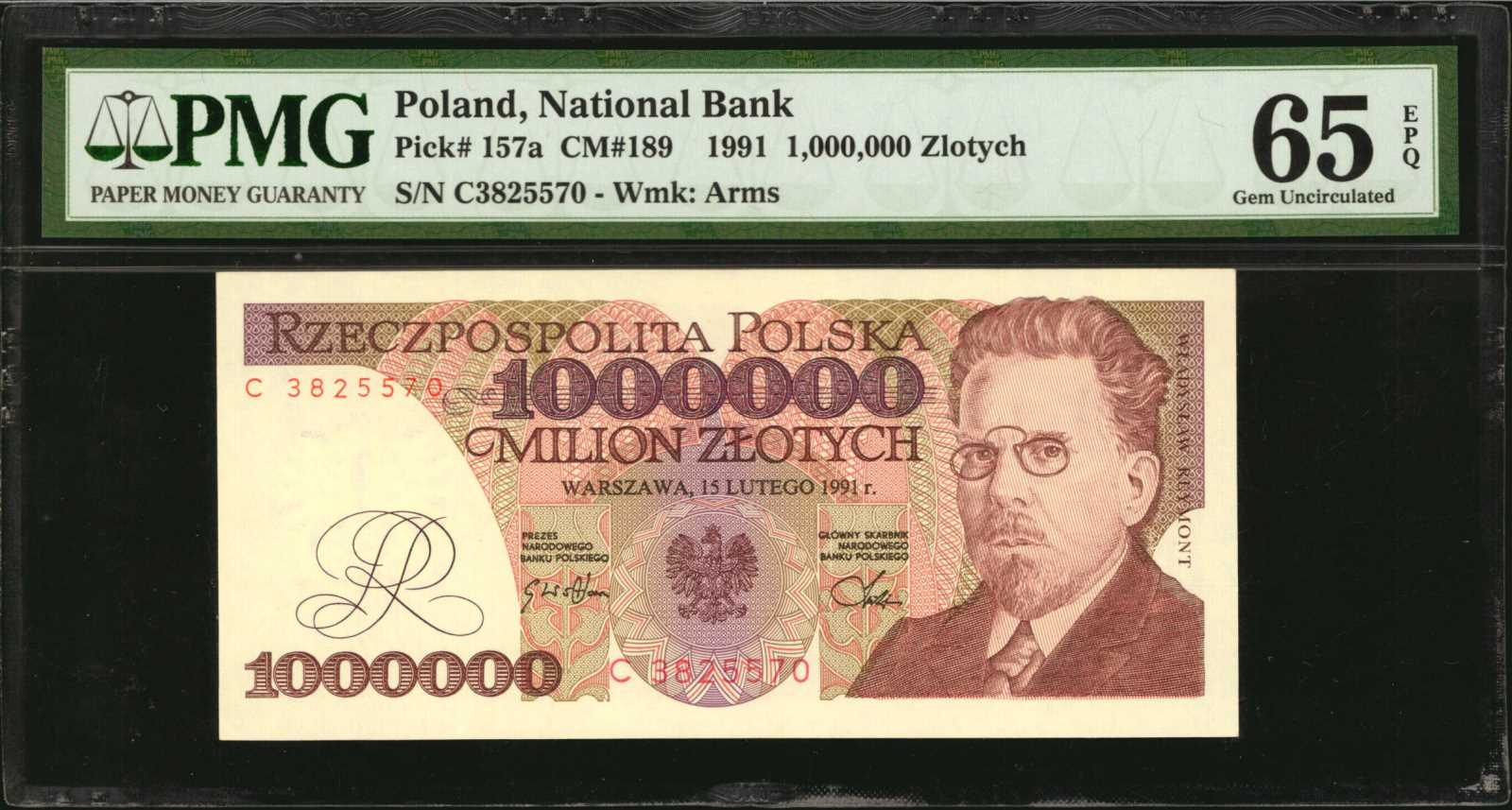 image for: Poland  1,000,000 z?otych (B847a)