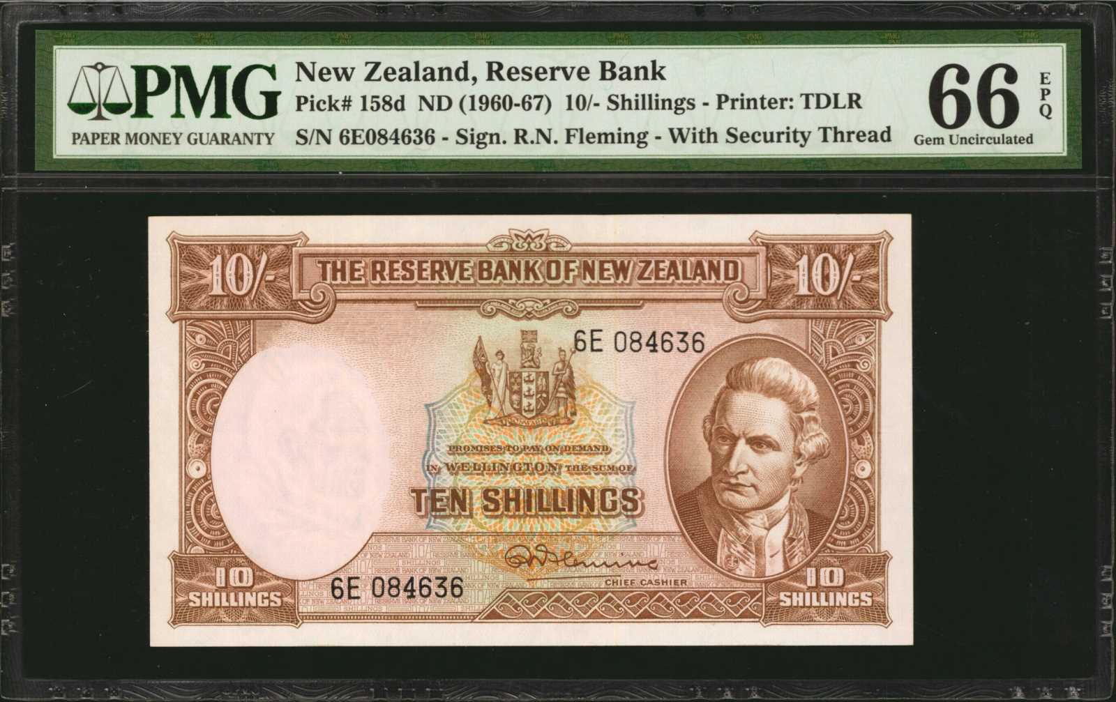 image for: New Zealand  10 shillings (B105c)