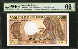 image for: Equatorial Guinea 5,000 francs(B403b)