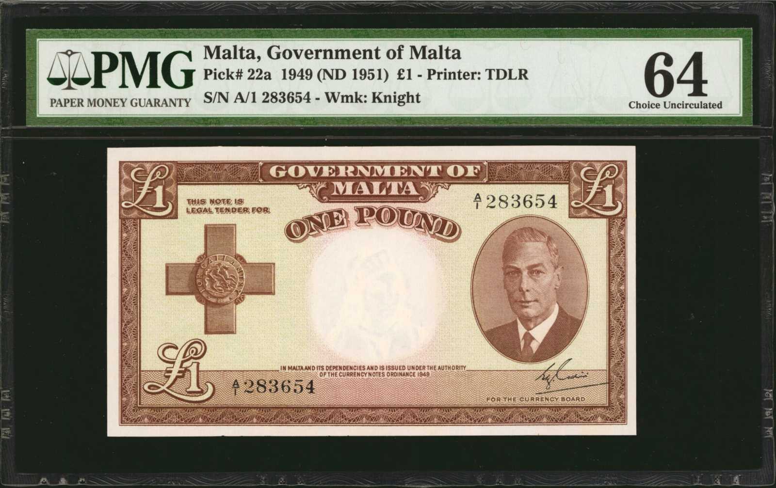 image for: Malta  1 pound (B121at1)