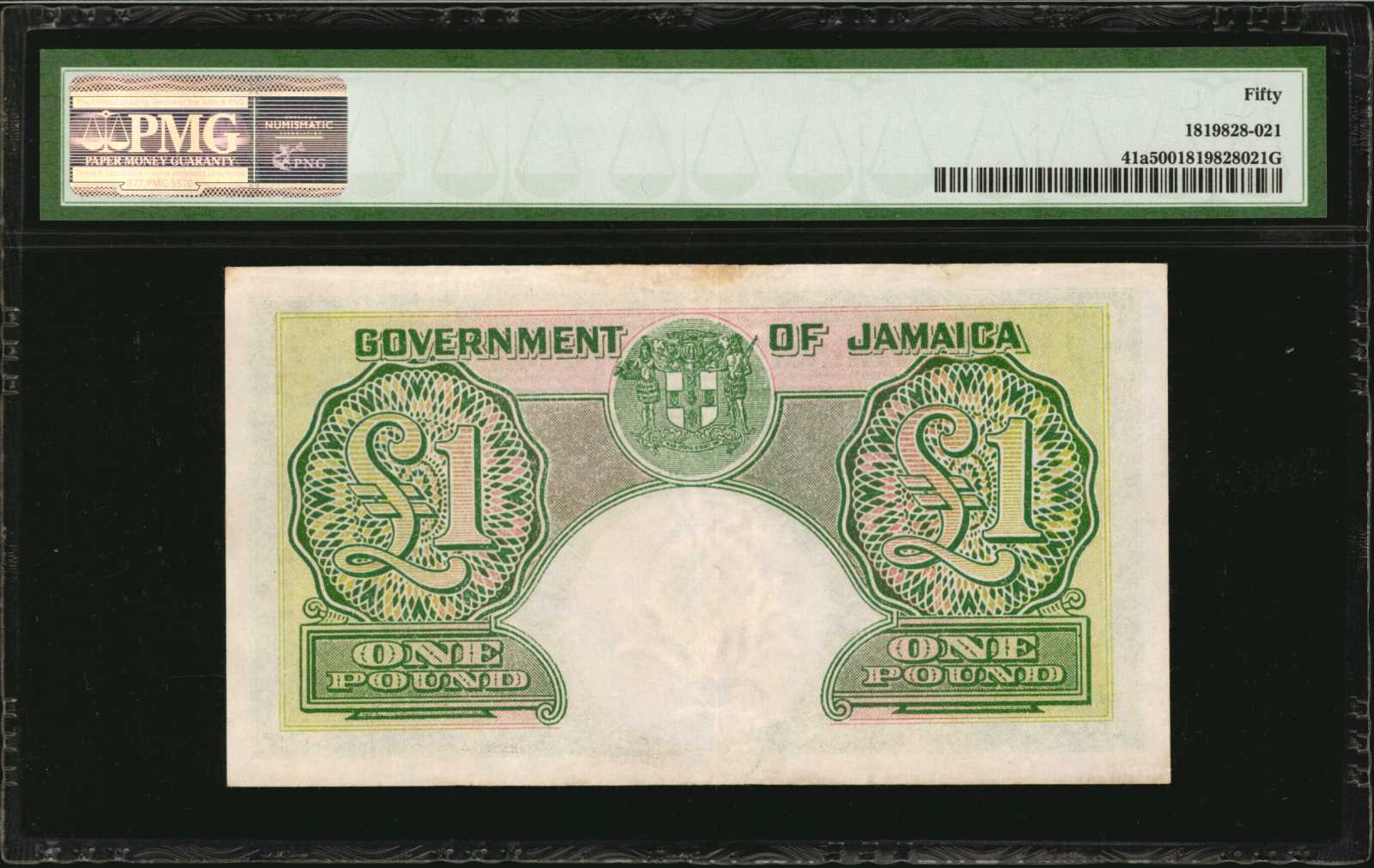 image for: Jamaica  1 pound (B110f)