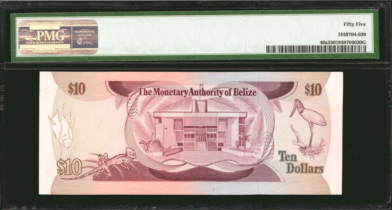 image for: Belize  10 dollars (B203as1)