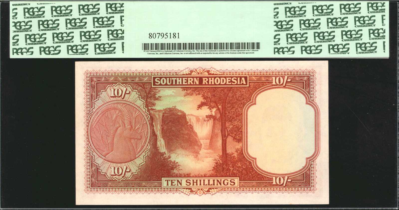 image for: Southern Rhodesia  10 shillings (B103e1)
