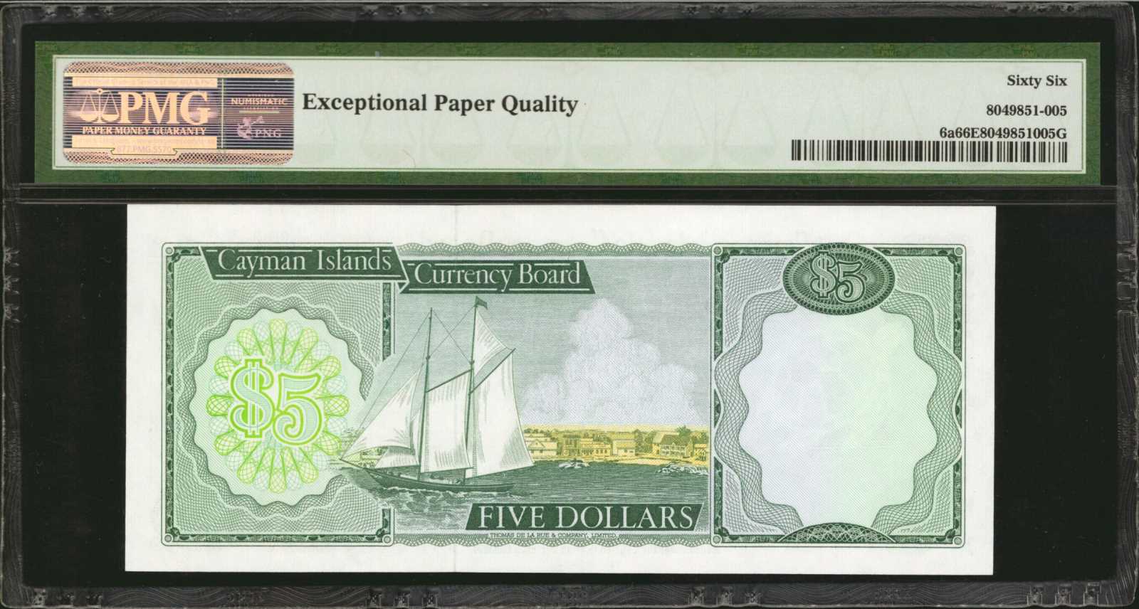 image for: Cayman Islands  5 dollars (B106as1)