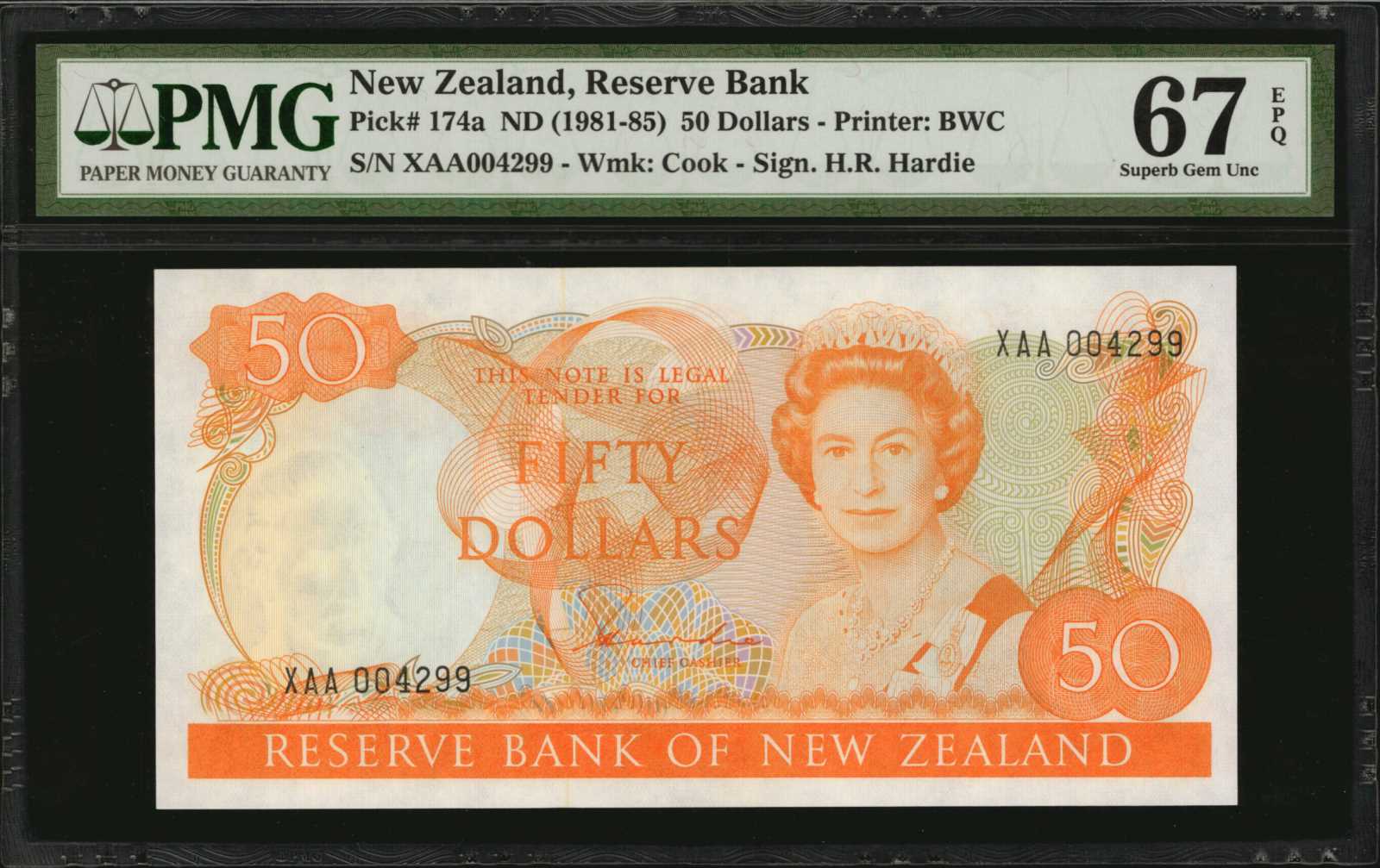 image for: New Zealand  50 dollars (B121ap)