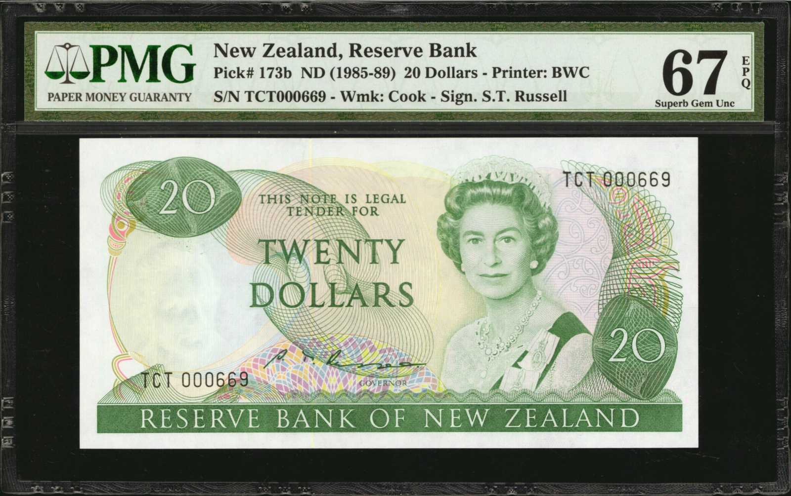 image for: New Zealand  5 dollars (B118bp)