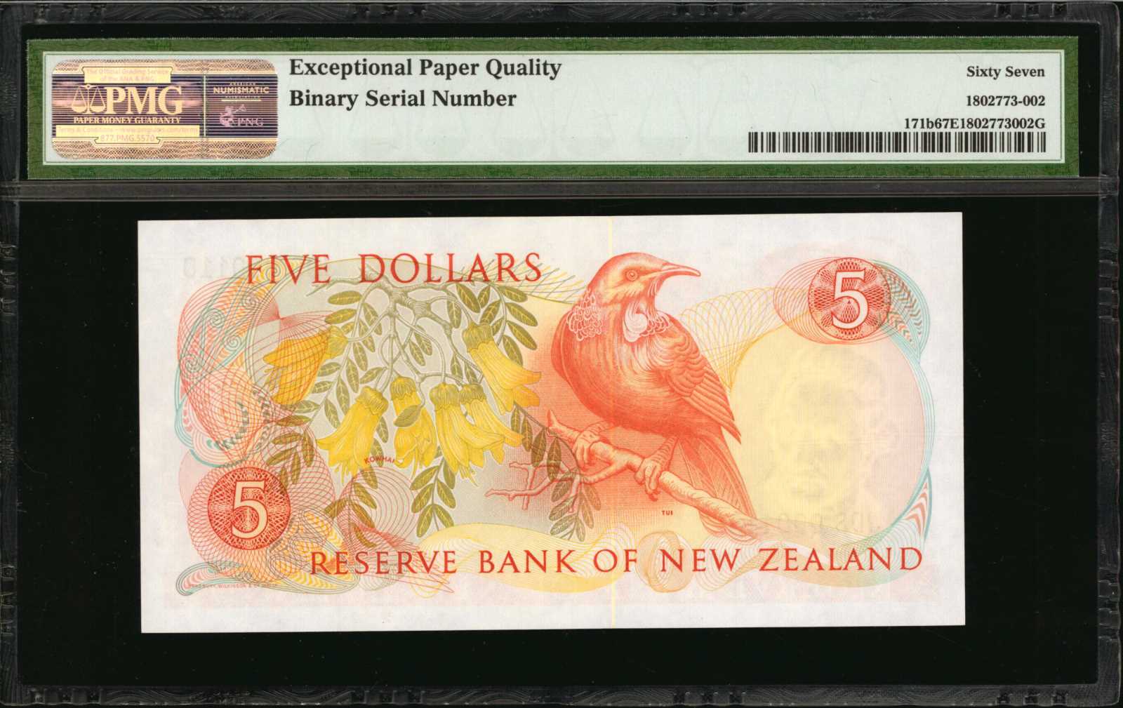 image for: New Zealand  5 dollars (B118bz)