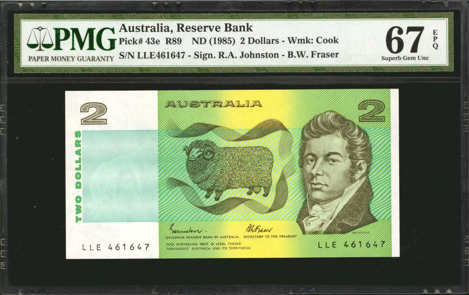 image for: Australia  5 dollars (B212c)
