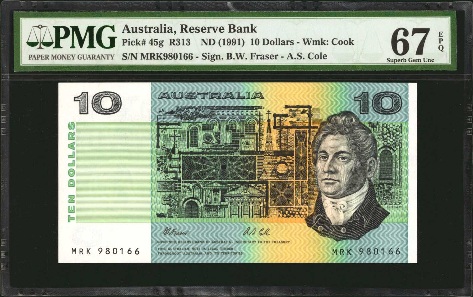 image for: Australia  10 dollars (B213d)