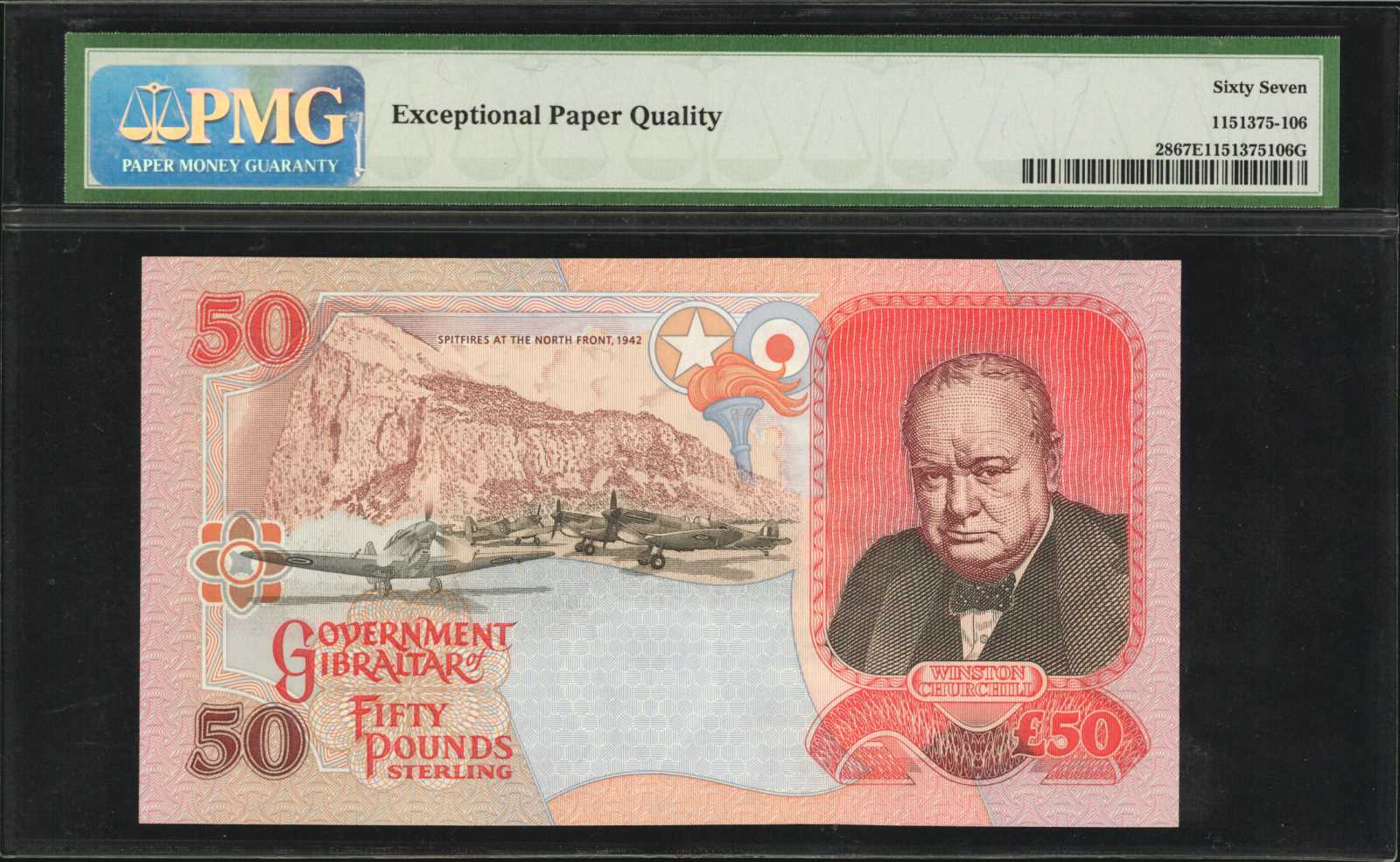 image for: Gibraltar  50 pounds (B126a)