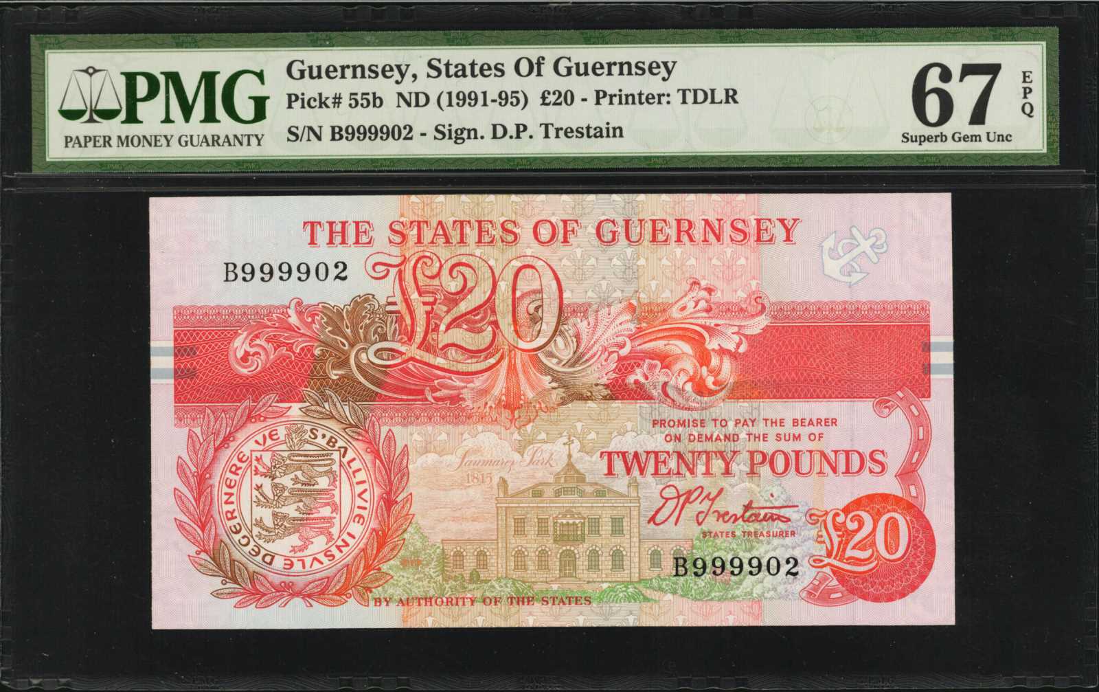 image for: Guernsey  20 pounds (B160b)