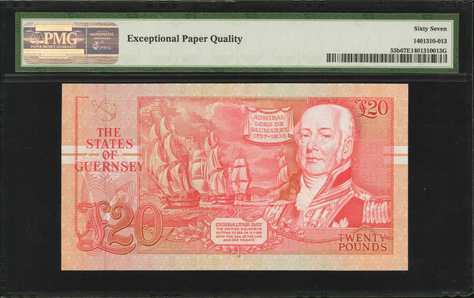 image for: Guernsey  20 pounds (B160b)