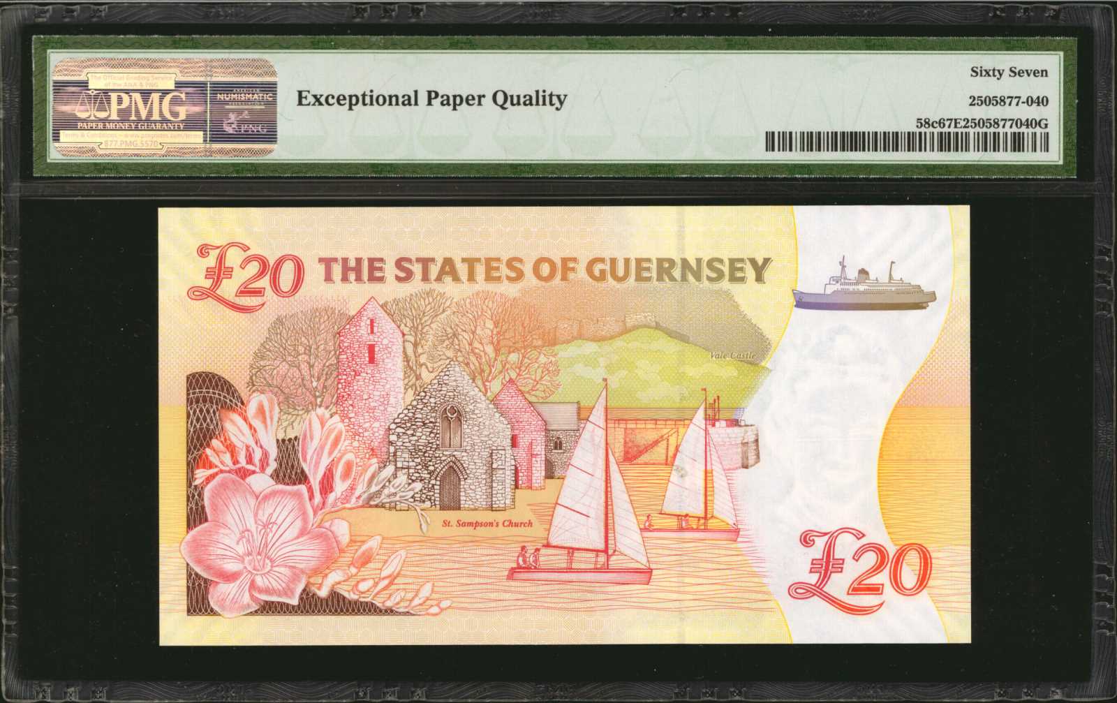 image for: Guernsey  20 pounds (B163a)