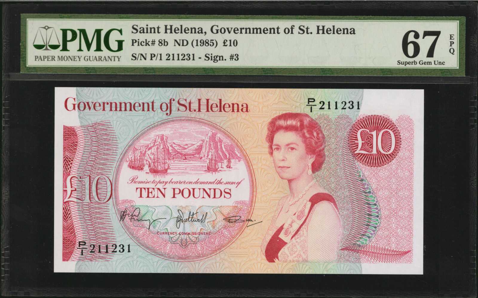 image for: Saint Helena  10 pounds (B304p)