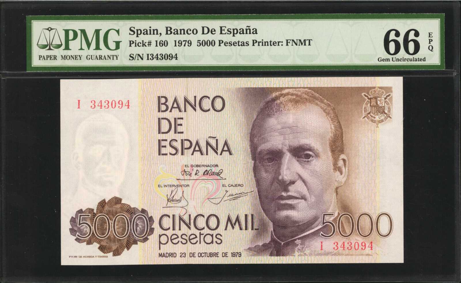 image for: Spain  5,000 pesetas (B626az)