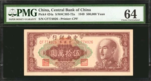 image for: China National Banks 500,000 gold yuan(B3273c)