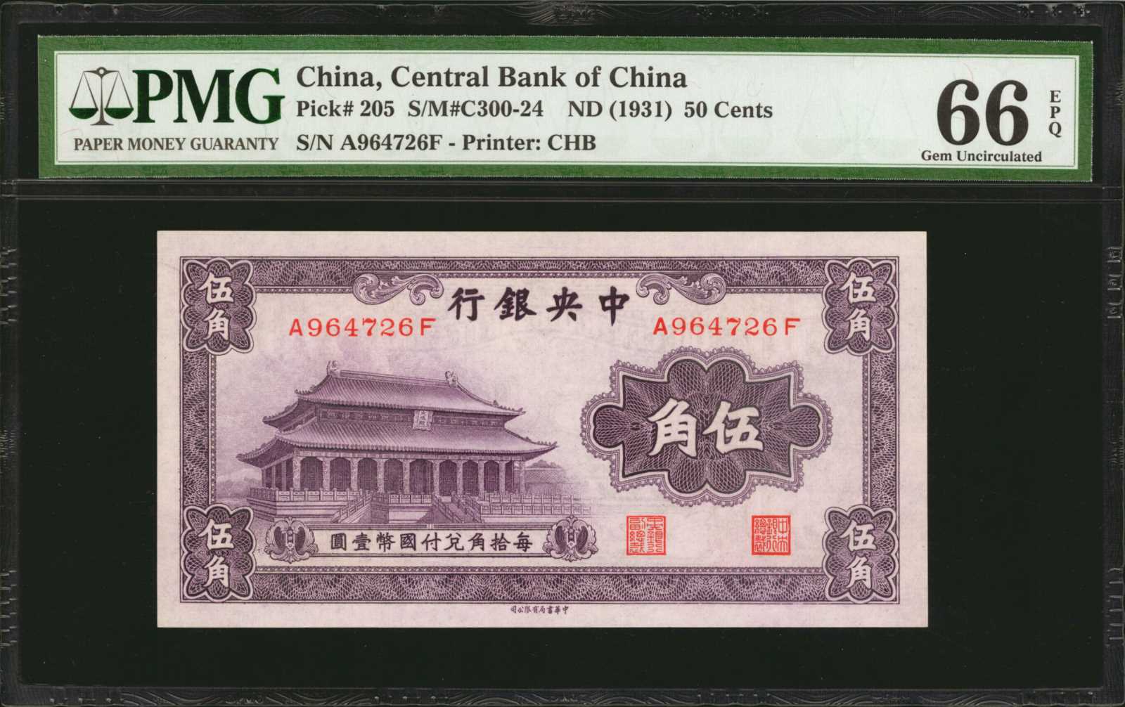 image for: China National Banks  ?? (1 jiao) on 20 coppers(B3061ap)