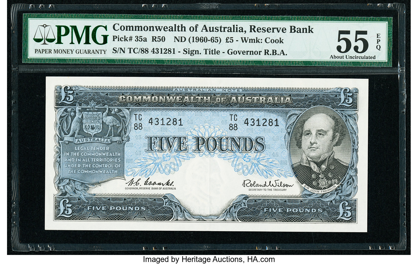 image for: Australia  5 pounds(B203as)