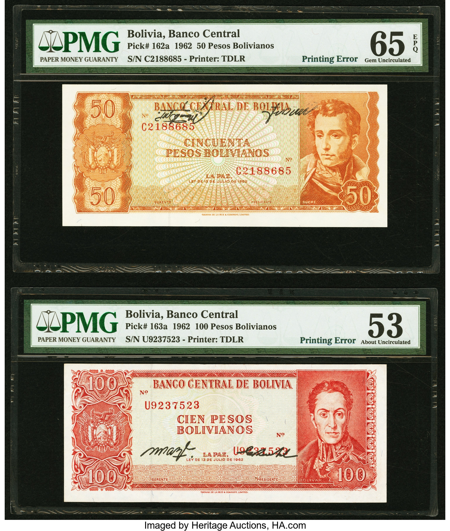 image for: Bolivia  50 pesos bolivianos(B349p)