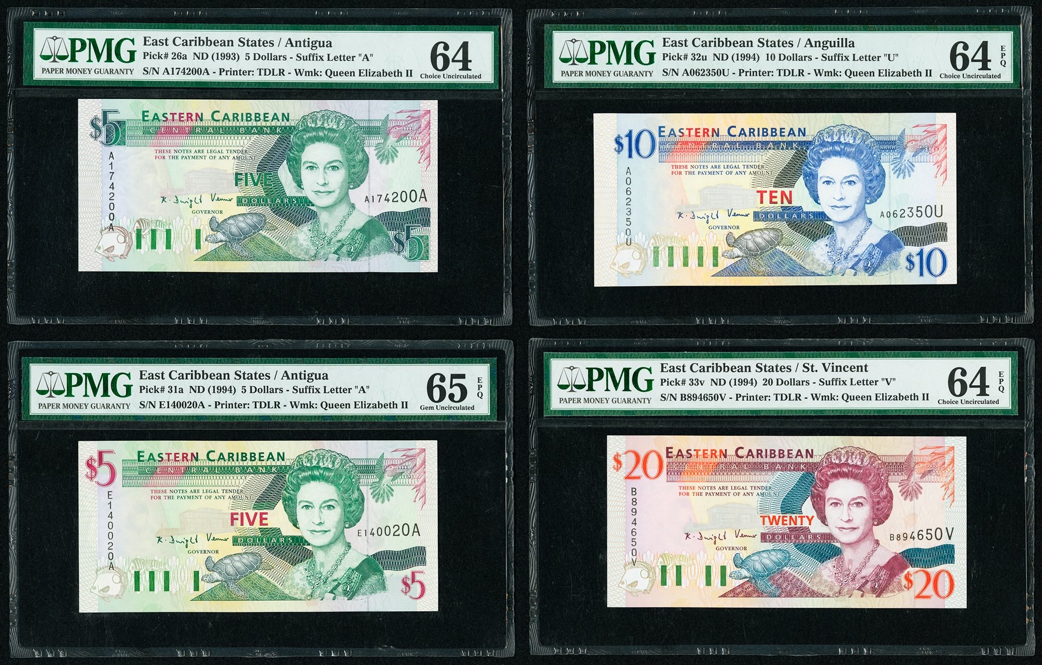 image for: East Caribbean States  10 dollars (B216u)