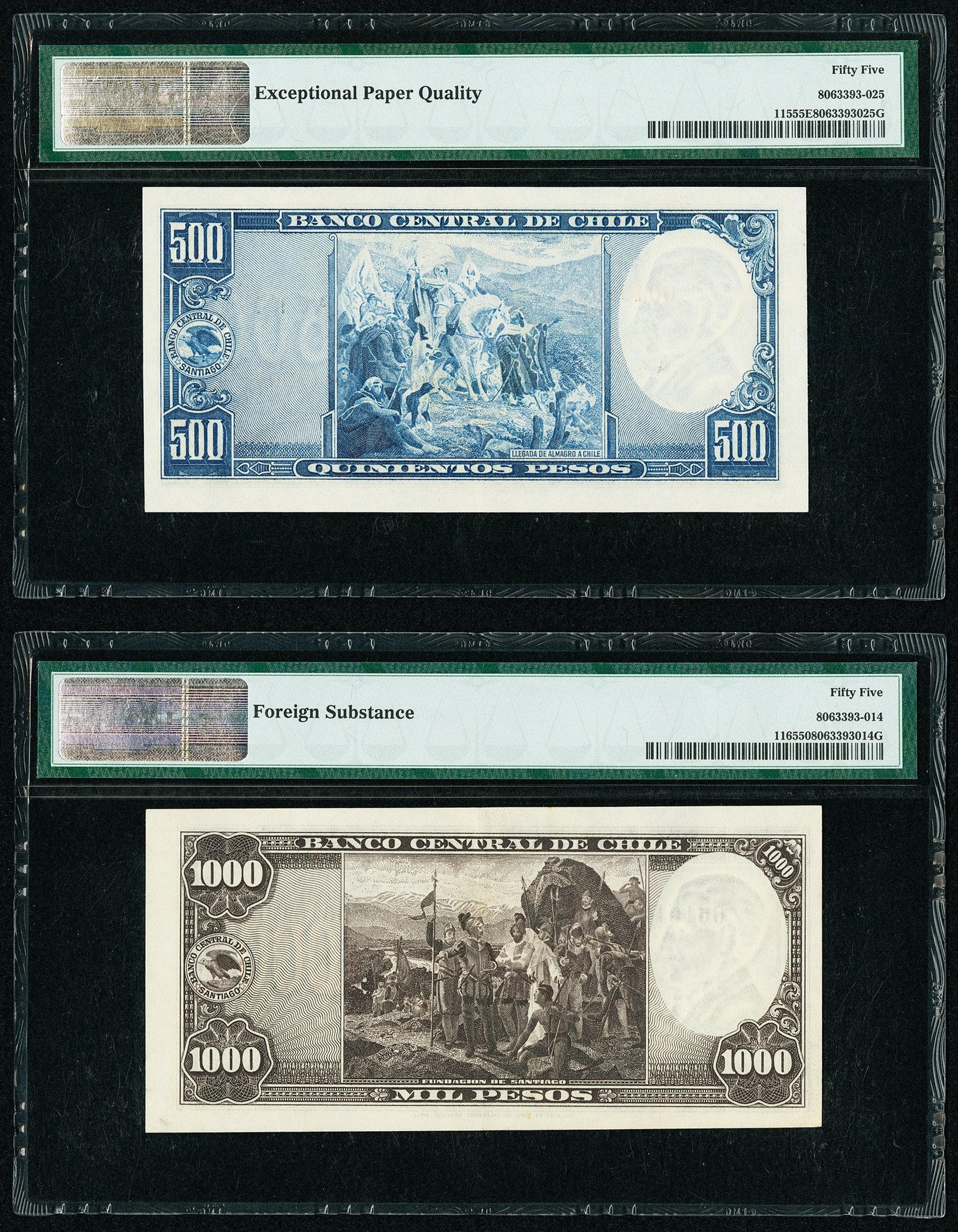 image for: Chile  500 pesos = 50 condors(B249b1)