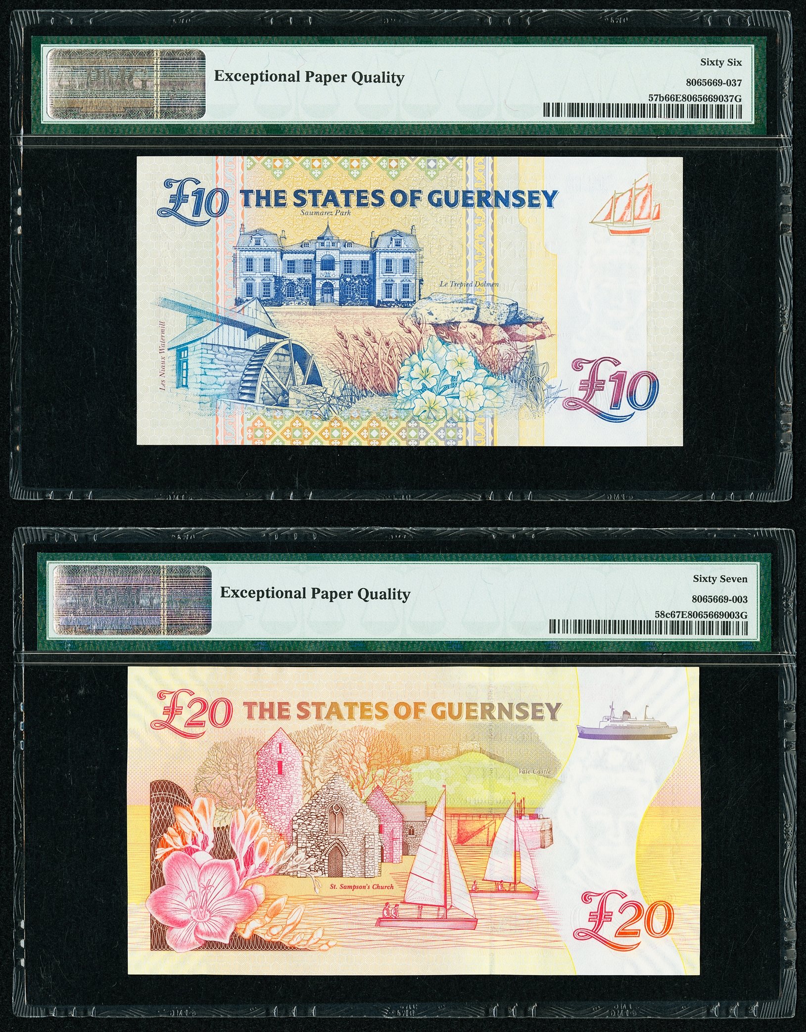 image for: Guernsey  10 pounds (B162c)
