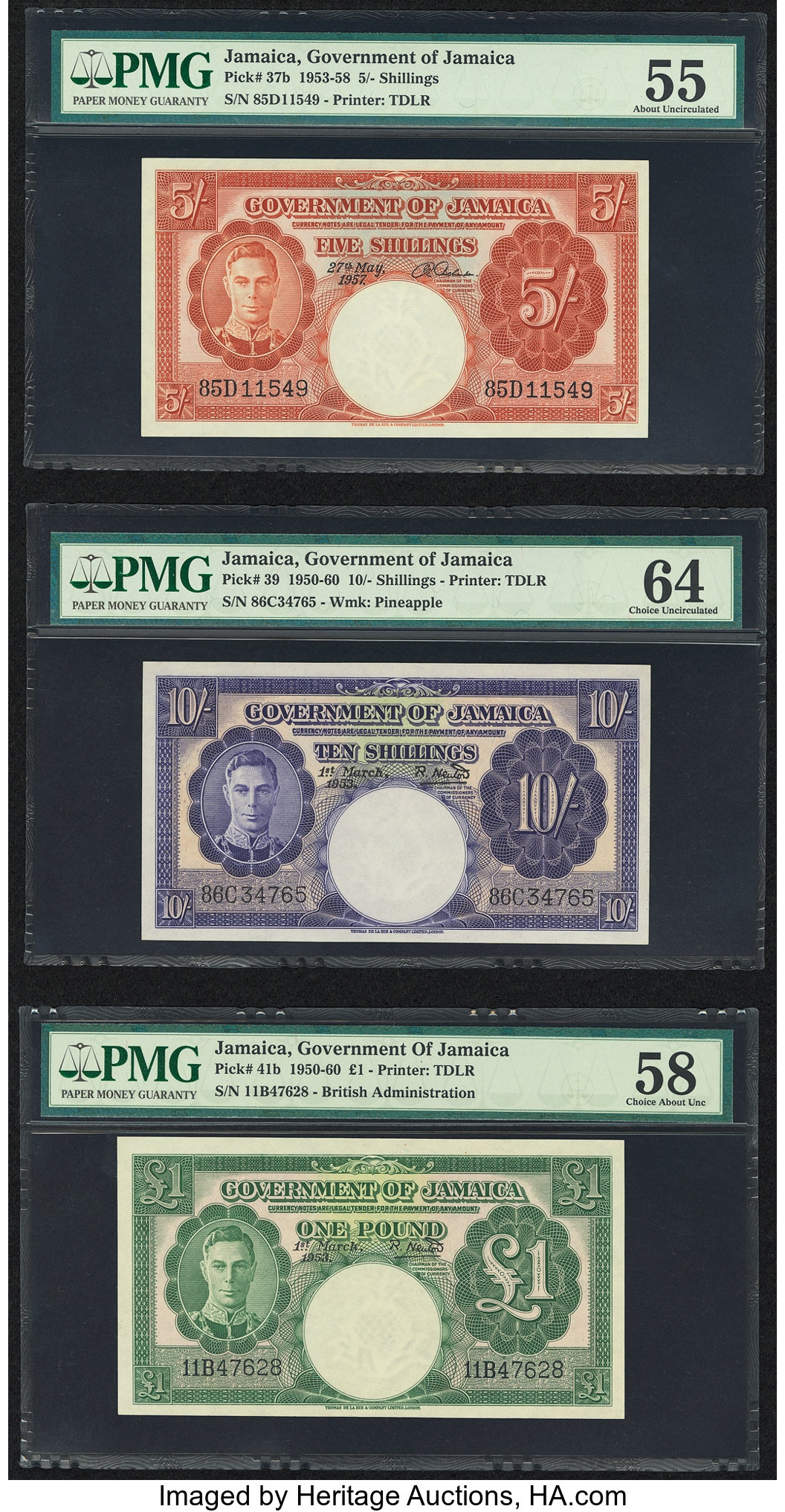 image for: Jamaica  1 pound (B110ks)