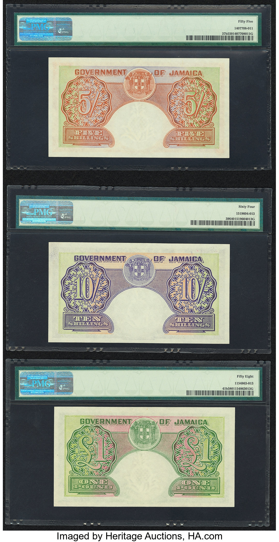 image for: Jamaica  5 shillings (B106i)