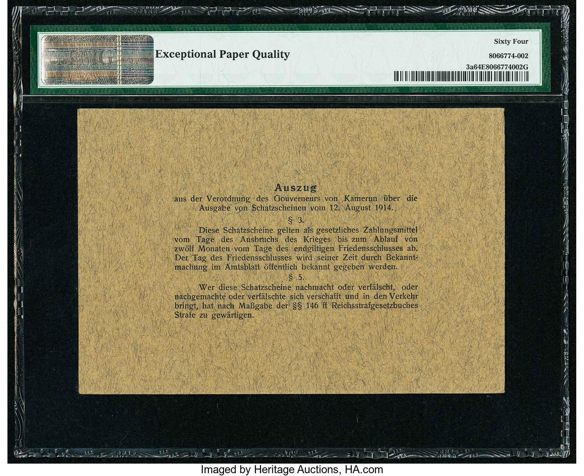 image for: Cameroon  100 mark(B103a)